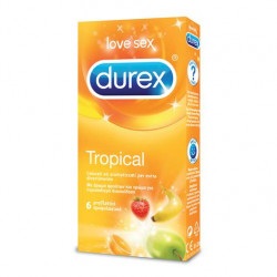 DUREX TROPICAL EASY ON Profilattici 6 Pezzi