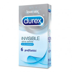 DUREX INVISIBLE 6 PEZZI